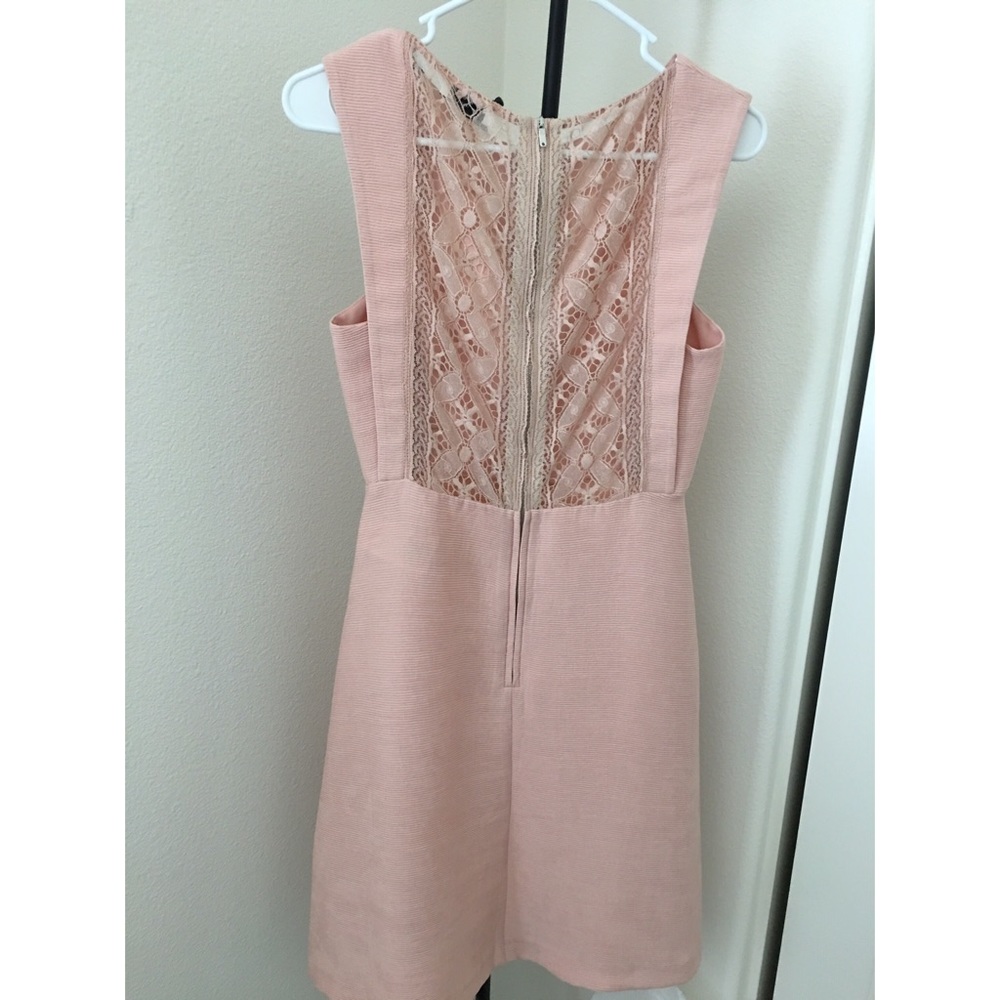 Brand NEW Sandro dress in blush with lace back. - Picture 3 of 5